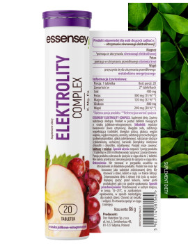 Elektrolity Complex w 20 tabletkach musujących