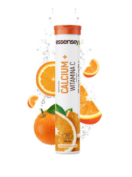 Wapń + Witamina C w 20 tabletkach musujących