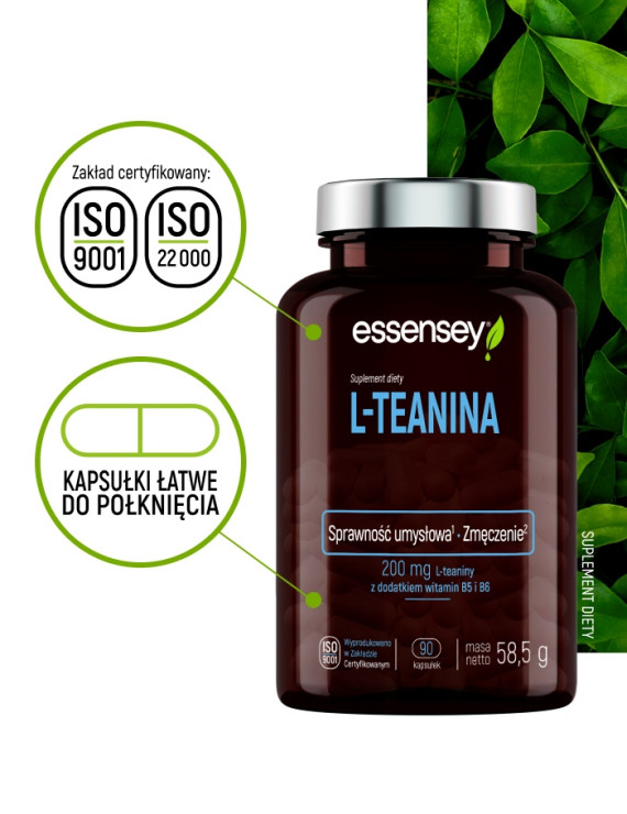 L-Teanina w 90 kapsułkach