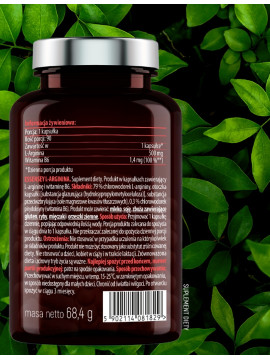 L-Arginina w 90 kapsułkach