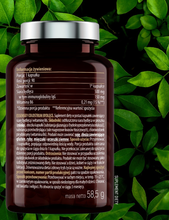 Colostrum Bydlęce w 90 kapsułkach