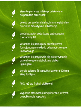 Colostrum Bydlęce w 90 kapsułkach