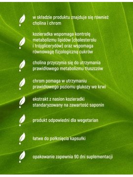 Kozieradka Ekstrakt + w 90 kapsułkach