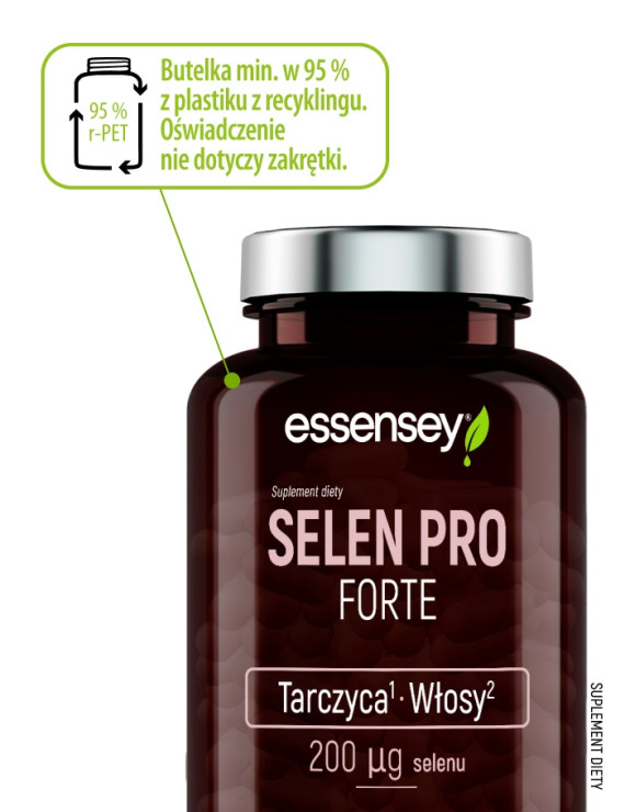 Selen Pro Forte w 120 kapsułkach | Essensey | włosy paznokcie tarczyca