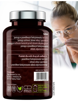 Selen Pro Forte w 120 kapsułkach | Essensey | włosy paznokcie tarczyca