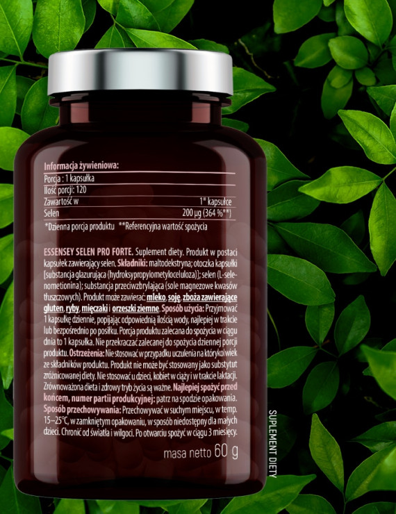 Potas Cytrynian i Selen Pro Forte Pillbox | Essensey | Ciśnienie krwi