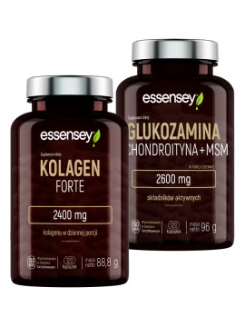 Zestaw Kolagen i Glukozamina | Essensey | Suplementy na stawy