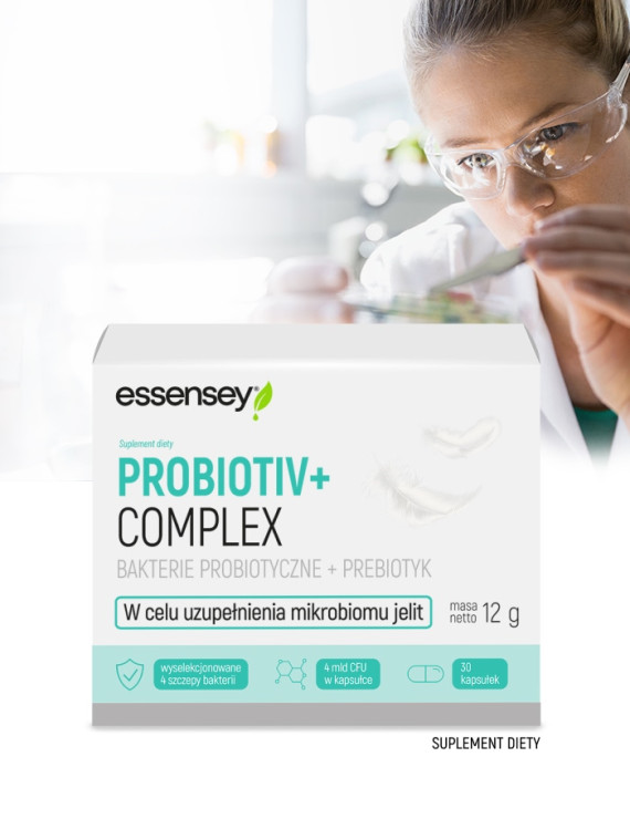 Probiotiv+ Complex - Probiotyk + Prebiotyk w 30 kapsułkach