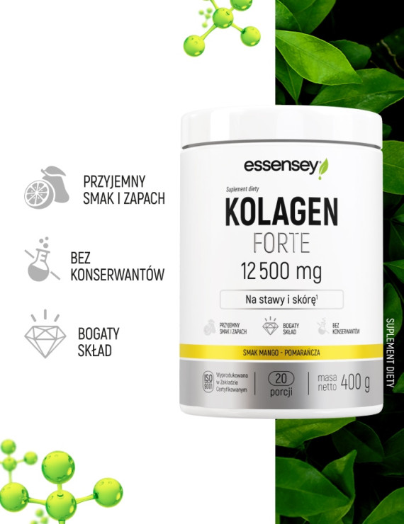 Kolagen Forte 12500 mg | Essensey | Stawy i Piękna skóra