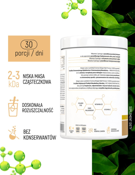 Kolagen Rybi Premium Mango-pomarańcza 10000  | Essensey | Piękna skóra