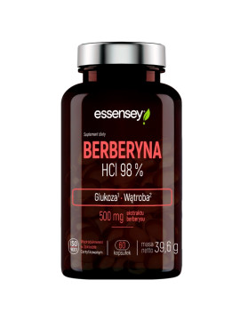 Berberyna HCL 98% w 60 kapsułkach