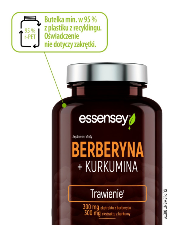 Berberyna + Kurkumina | Essensey | Trawienie glukoza wątroba