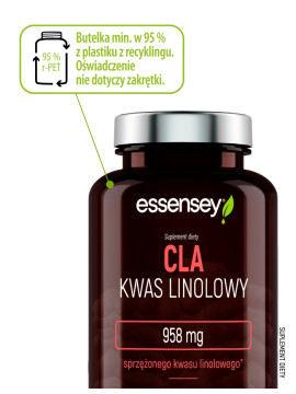 Kwas Linolowy CLA w 120 kapsułkach | Essensey | Zdrowe tłuszcze