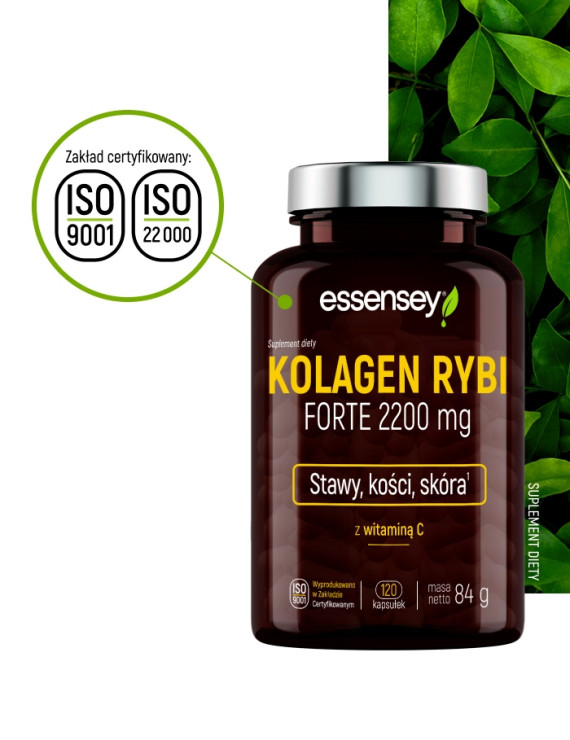 Kolagen Rybi Forte 2200 mg | Essensey | Piękna skóra