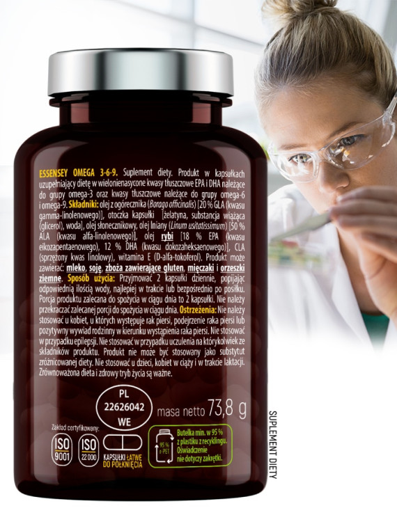 Omega 3-6-9 w 90 kapsułkach