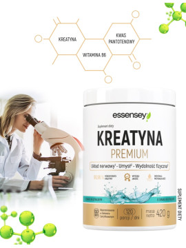 Kreatyna Premium Smak Neutralny - 420g