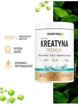 Kreatyna Premium Smak Neutralny - 420g
