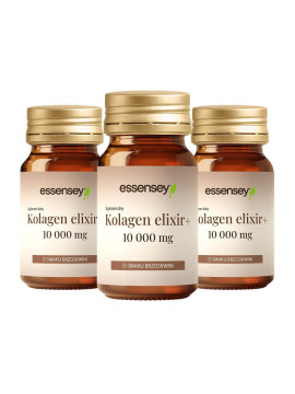 Zestaw 15x30 ml Kolagen Elixir+ dla skóry, włosów i stawów - brzoskwiniowy