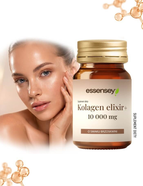 Zestaw 15x30 ml Kolagen Elixir+ dla skóry, włosów i stawów - brzoskwiniowy