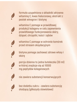 Zestaw 15x30 ml Kolagen Elixir+ dla skóry, włosów i stawów - brzoskwiniowy