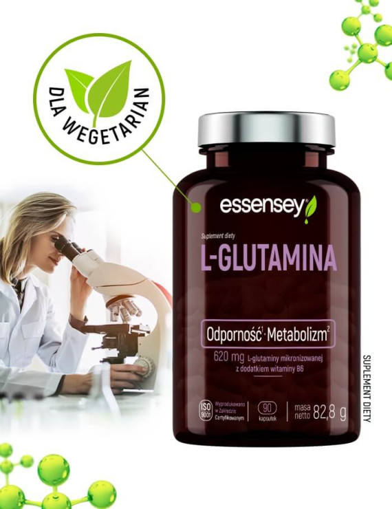 L-Glutamina w 90 kapsułkach