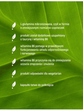 L-Glutamina w 90 kapsułkach