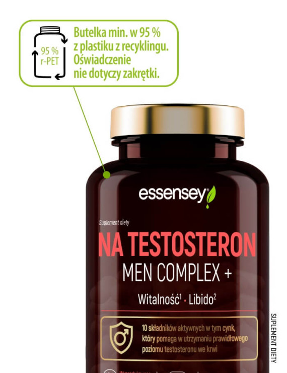 Na Testosteron Men Complex + w 60 kapsułkach