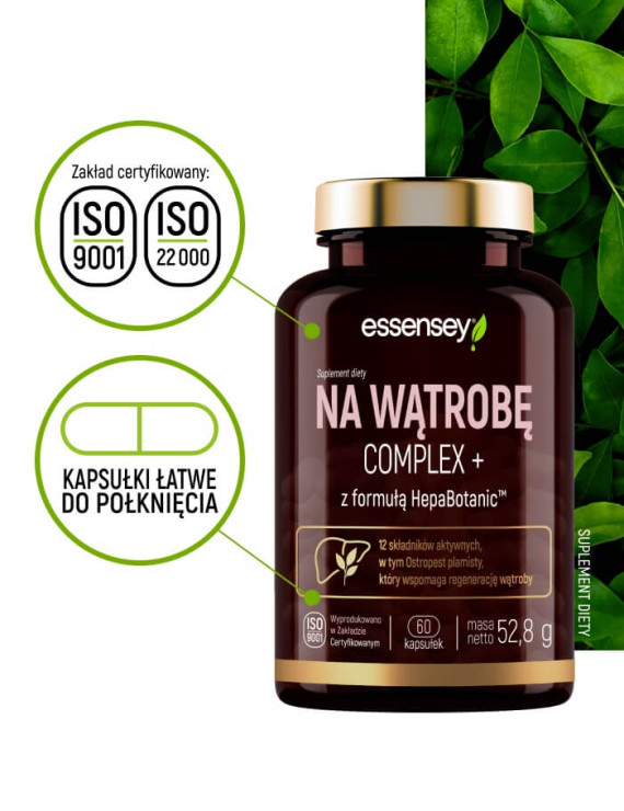 Na Wątrobę Complex + w 60 kapsułkach