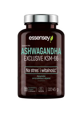 Ashwagandha Exclusive KSM-66 | Essensey | Stres witalność