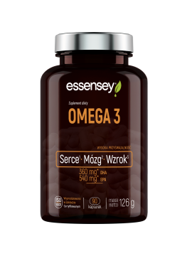 Kwasy tłuszczowe Omega 3 w 90 kapsułkach | Essensey | Kwasy tłuszczowe
