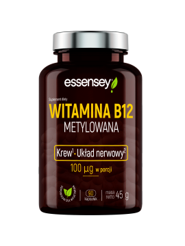 Witamina B12 Metylowana w 90 kapsułkach
