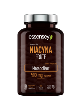 Niacyna Forte w 120 kapsułkach | Essensey | Metabolizm energetyczny