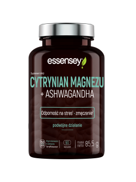 Cytrynian Magnezu + Ashwaganhda | Essensey | Stres odporność