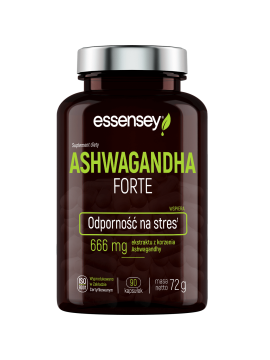 Ashwagandha Forte w 90 kapsułkach | Essensey | Adaptogeny