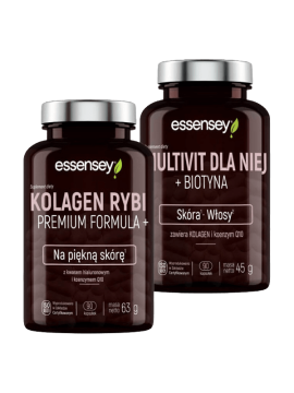 Kolagen Rybi + Multivit Dla Niej | Essesney | Suplementy dla Kobiet