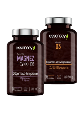 Magnez + Cynk + B6 i Witamina D3