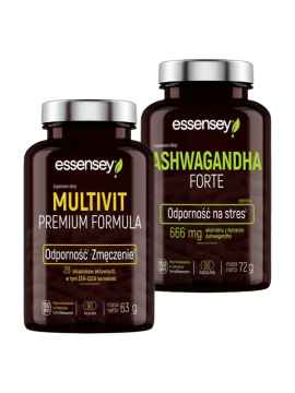 Multivit + Ashwagandha | Essensey | Odporność stres zmęczenie