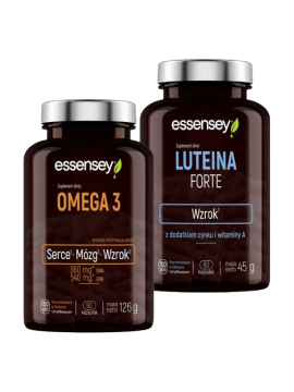 Omega 3 i Luteina Forte | Essensey | Suplementy na wzrok
