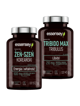 Żeń-szeń + Tribido Max Tribulus | Essensey | Witalność i libido