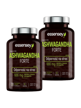 Zestaw Ashwagandha Forte w dwóch opakowaniach | Essensey | Adaptogeny