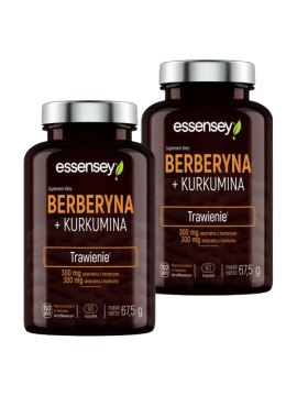 Zestaw Berberyny + Kurkuminy w 2 opakowaniach | Essnsey | Trawienie