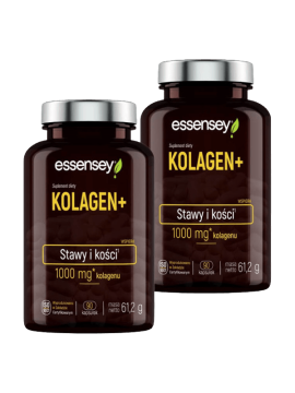 Zestaw Kolagen + w dwóch opakowaniach | Essensey | Suplement na stawy