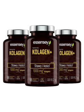 Zestaw Kolagen + w trzech opakowaniach | Essensey | Suplement na stawy