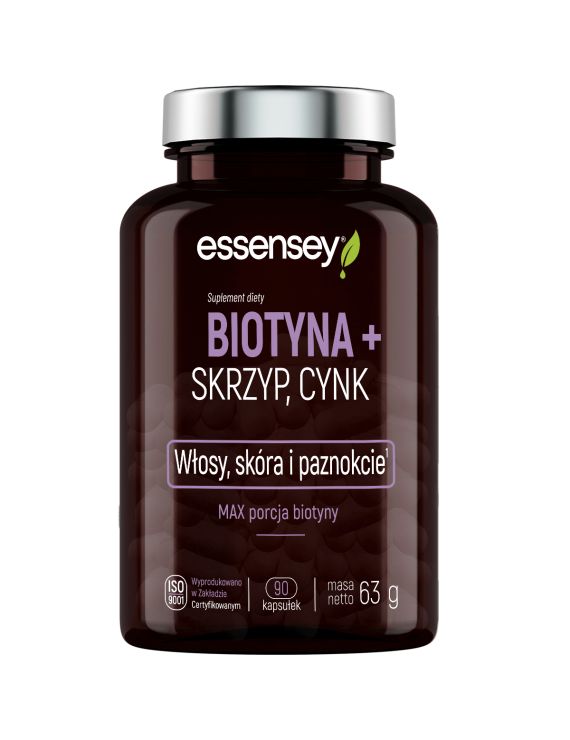 Kolagen Rybi Premium 10000mg z Biotyną + Skrzyp, Cynk | Essensey