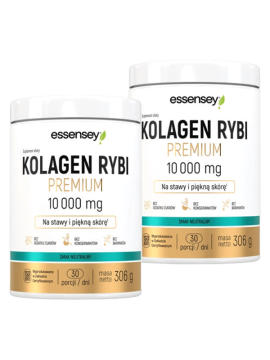 Zestaw Kolagenu Rybiego Premium 10000 mg | Essensey | Piękna skóra