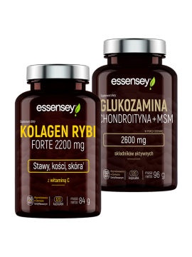 Kolagen Rybi Forte 2200 i Glukozamina | Essensey | Suplementy na stawy