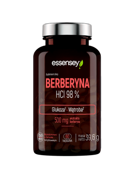 Berberyna HCL 98% w 60 kapsułkach