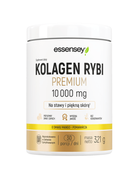 Kolagen Rybi Premium Smak Mango-pomarańcza  | Essensey | Piękna skóra