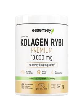 Kolagen Rybi Premium Smak Zielona Herbata  | Essensey | Piękna skóra