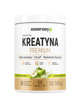 Kreatyna Premium Smak Zielone Jabłko - 500g